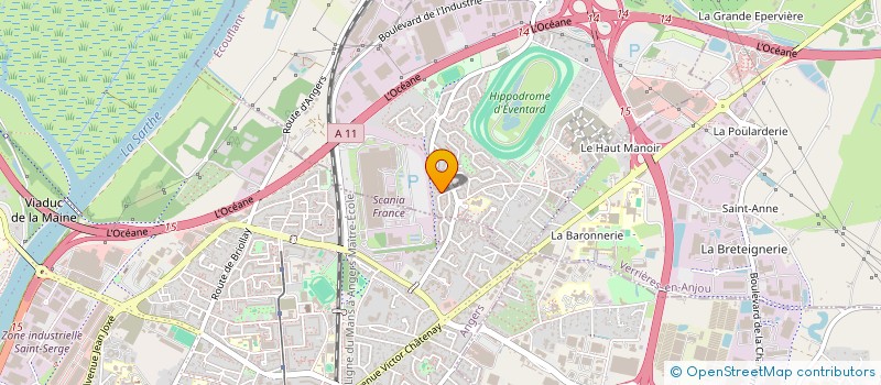 localisation de l'entreprise 893 414 821   SAINT-BARTHELEMY-D'ANJOU