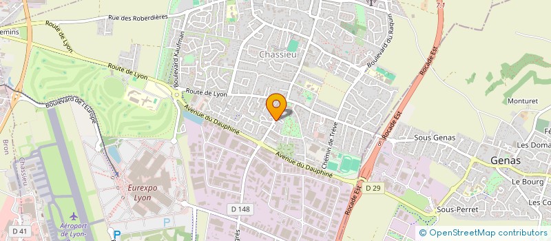 localisation de l'entreprise 893 425 777   CHASSIEU