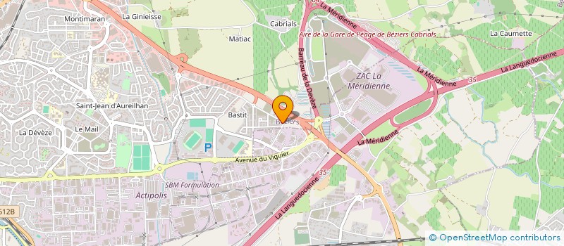 localisation de l'entreprise 893 425 850   VILLENEUVE-LES-BEZIERS