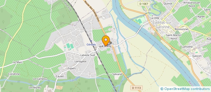 localisation de l'entreprise 893 463 448   CERONS