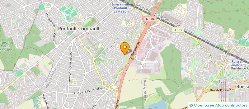 localisation de l'entreprise 893 501 155   PONTAULT-COMBAULT