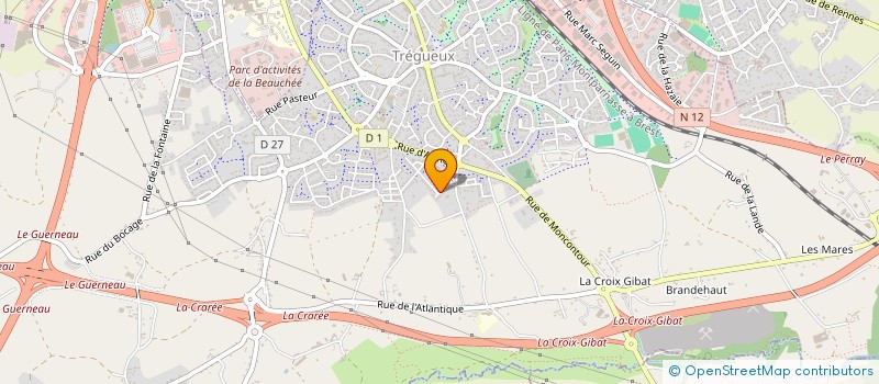 localisation de l'entreprise 893 502 435 à TREGUEUX