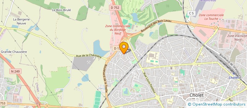 localisation de l'entreprise 893 503 847  à CHOLET