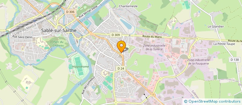 localisation de l'entreprise 893 555 169   SABLE-SUR-SARTHE