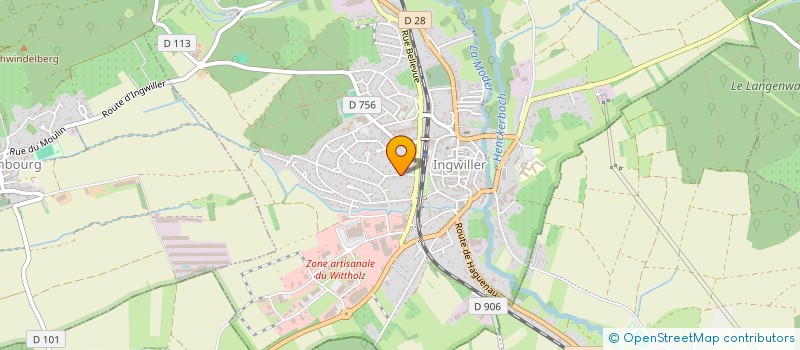 localisation de l'entreprise 893 555 466   WINGEN-SUR-MODER