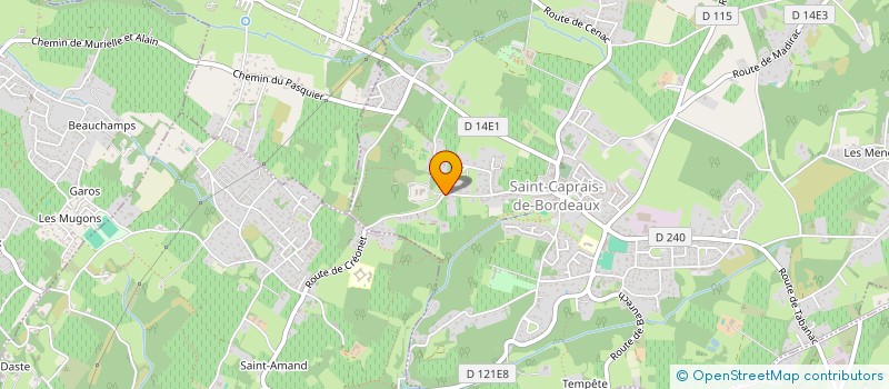 localisation de l'entreprise 893 568 790   SADIRAC