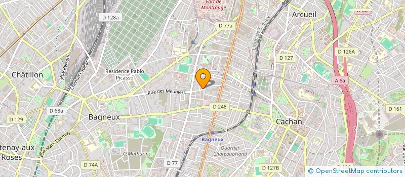 localisation de l'entreprise 893 595 306   BAGNEUX