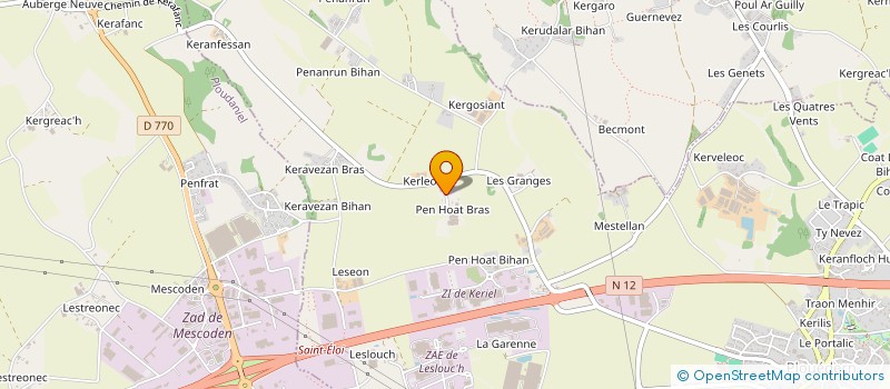 localisation de l'entreprise 893 595 413   PLOUEDERN