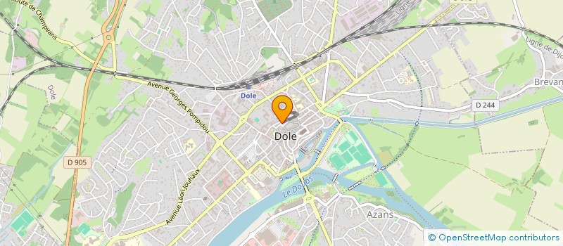 localisation de l'entreprise 893 605 204  à DOLE