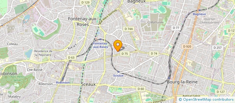 localisation de l'entreprise 893 628 354  à FONTENAY-AUX-ROSES