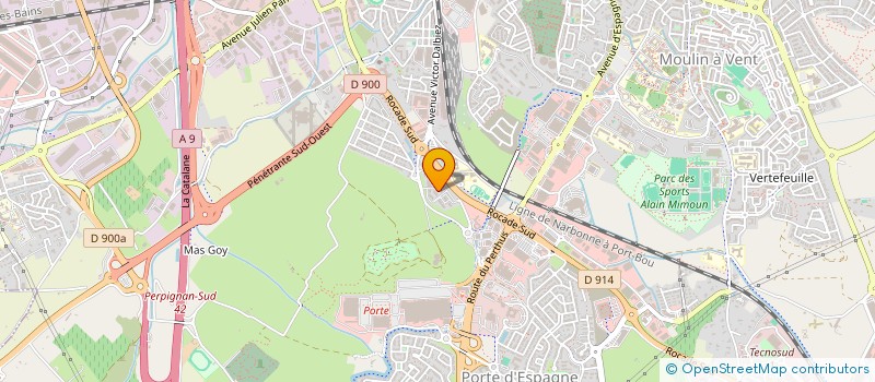 localisation de l'entreprise 893 643 171 à CARCASSONNE