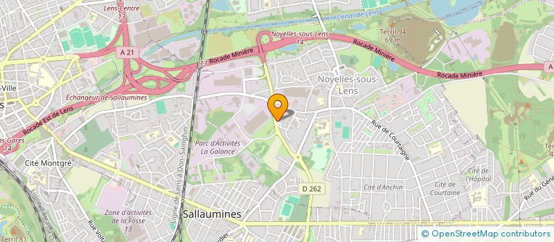 localisation de l'entreprise 893 664 110   NOYELLES-SOUS-LENS