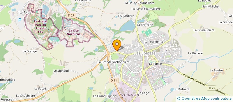 localisation de l'entreprise 893 664 615   LES EPESSES