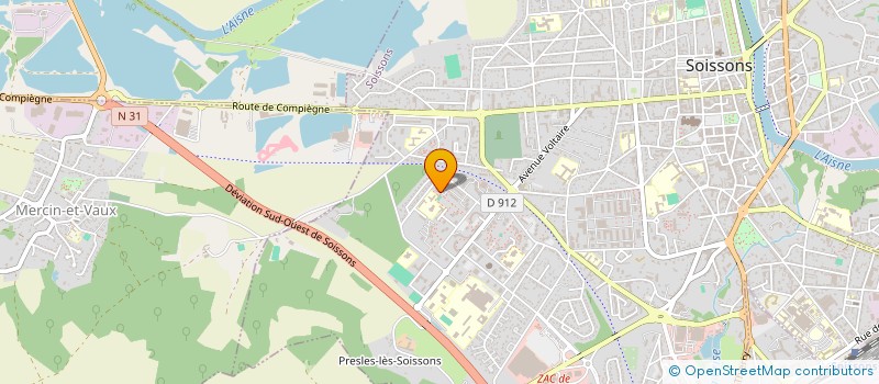 localisation de l'entreprise 893 675 793 à SOISSONS