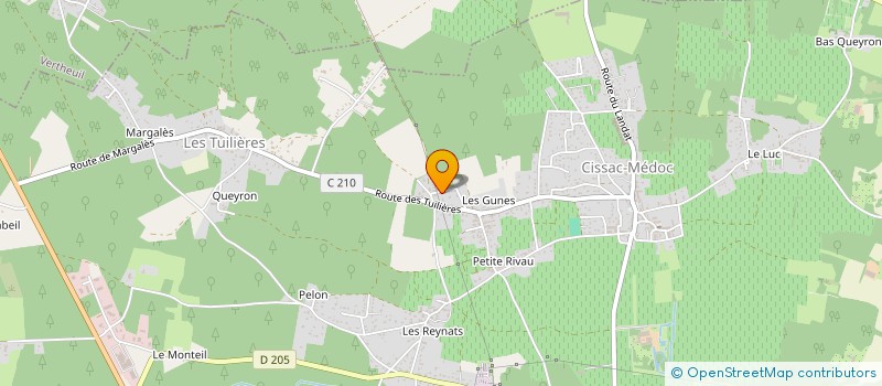 localisation de l'entreprise 893 686 188   CISSAC-MEDOC