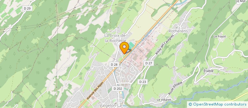 localisation de l'entreprise 893 705 582   LA CROIX-DE-LA-ROCHETTE