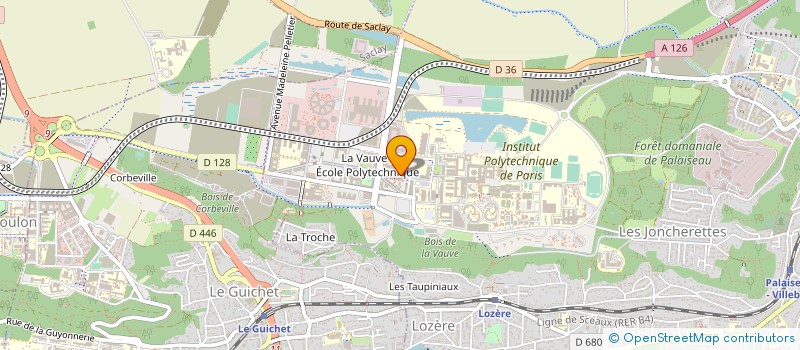 localisation de l'entreprise 893 724 658 à PALAISEAU
