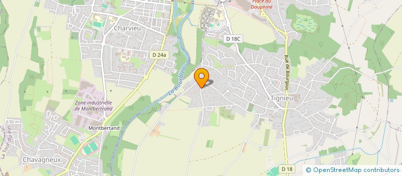 localisation de l'entreprise 893 741 470   TIGNIEU-JAMEYZIEU