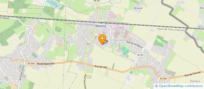 localisation de l'entreprise 893 744 037   BAISIEUX