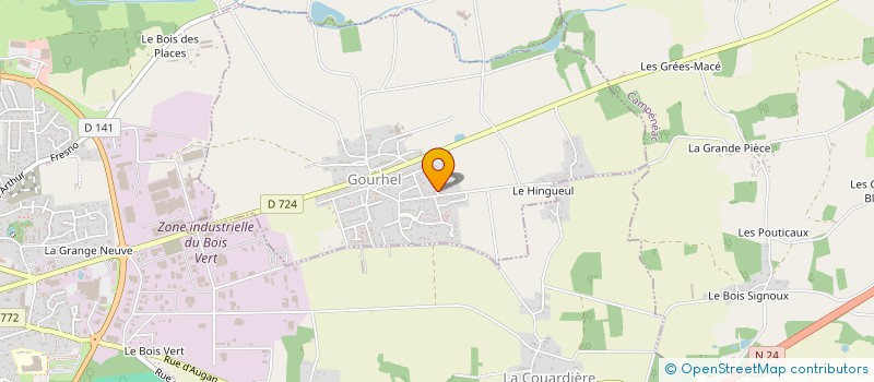 localisation de l'entreprise 893 749 515   GOURHEL