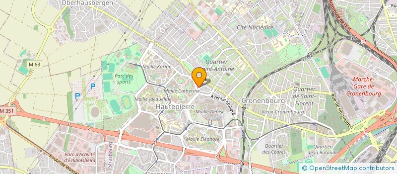 localisation de l'entreprise 893 753 822   STRASBOURG