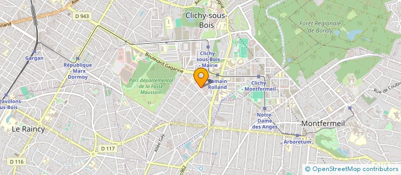 localisation de l'entreprise 893 765 487   CLICHY-SOUS-BOIS