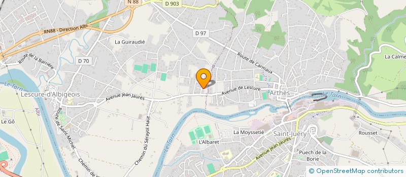 localisation de l'entreprise 893 794 040   LESCURE-D'ALBIGEOIS