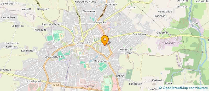 localisation de l'entreprise 893 813 097   LESNEVEN