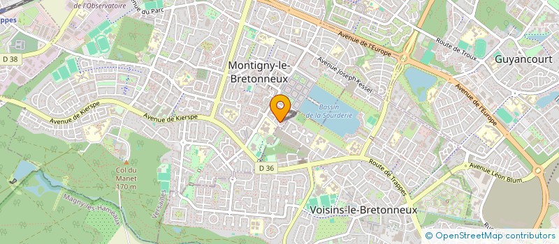 localisation de l'entreprise 893 864 728   MONTIGNY-LE-BRETONNEUX