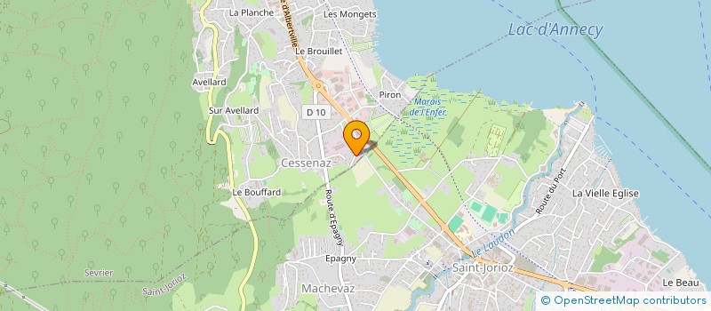 localisation de l'entreprise 893 965 442   BONNEVILLE