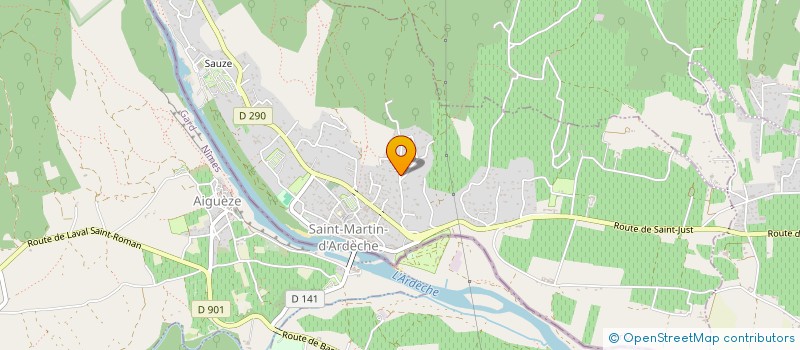 localisation de l'entreprise 893 973 206   SAINT-MARTIN-D'ARDECHE