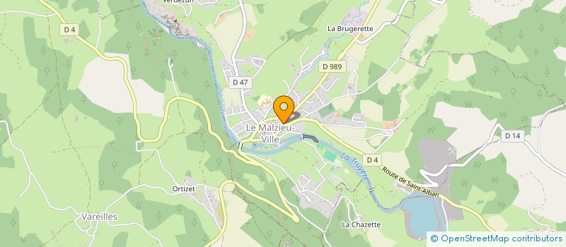 localisation de l'entreprise 893 986 067   LE MALZIEU-VILLE
