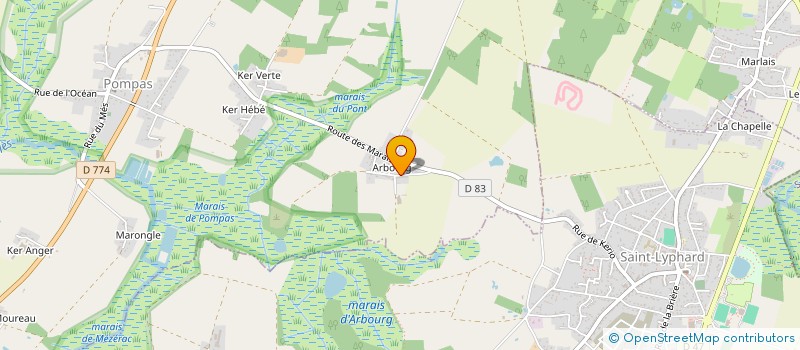 localisation de l'entreprise 893 986 786  à HERBIGNAC