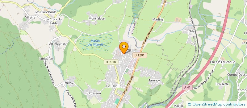 localisation de l'entreprise 893 990 283   LA BIOLLE