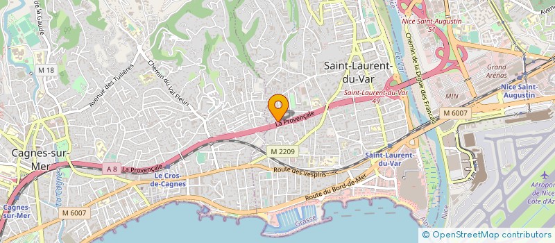 localisation de l'entreprise 893 995 373 à SAINT-LAURENT-DU-VAR