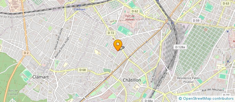 localisation de l'entreprise 894 080 183   CHATILLON