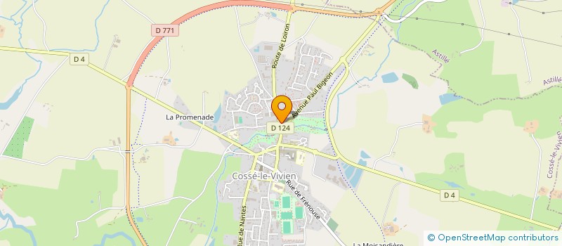 localisation de l'entreprise 894 109 537   COSSE-LE-VIVIEN