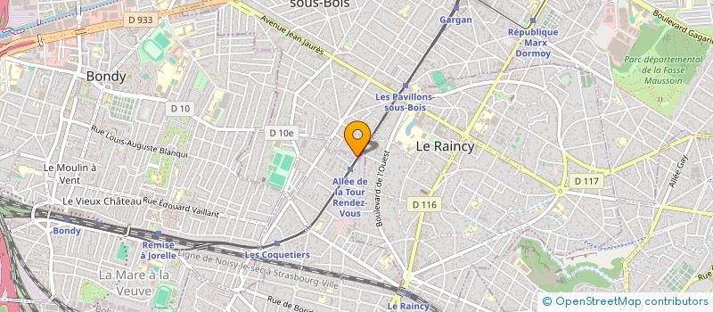 localisation de l'entreprise 894 109 826   LES PAVILLONS-SOUS-BOIS