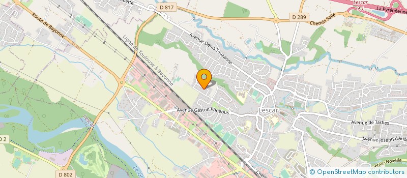 localisation de l'entreprise 894 110 055   LESCAR