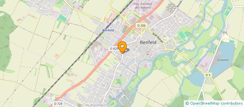 localisation de l'entreprise 894 125 061   HUTTENHEIM