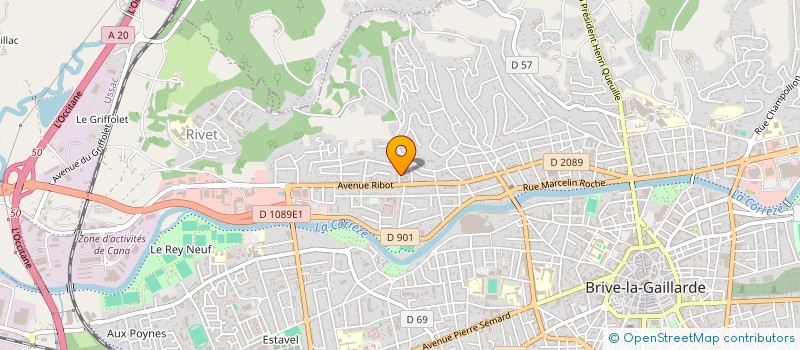 localisation de l'entreprise 894 210 921   BRIVE-LA-GAILLARDE