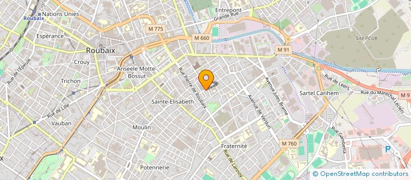 localisation de l'entreprise 894 213 156   ROUBAIX