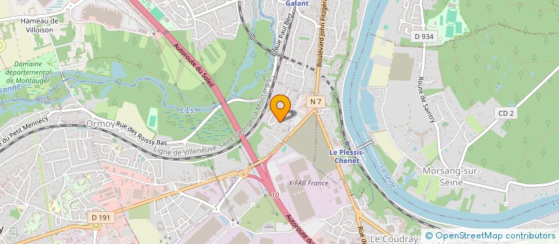 localisation de l'entreprise 894 255 504   ORMOY