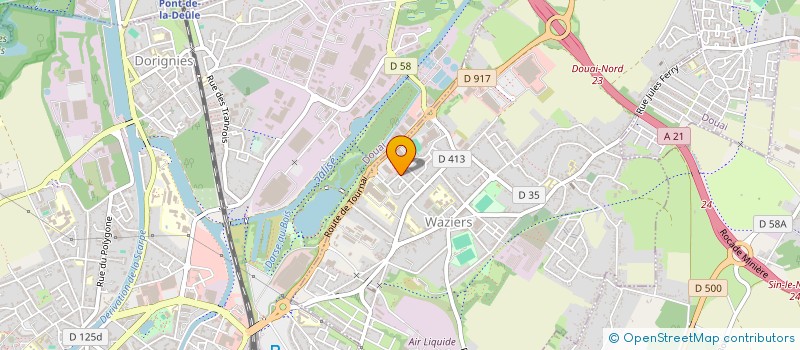 localisation de l'entreprise 894 258 011   WAZIERS