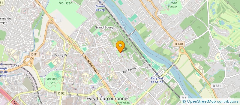 localisation de l'entreprise 894 258 995   EVRY-COURCOURONNES