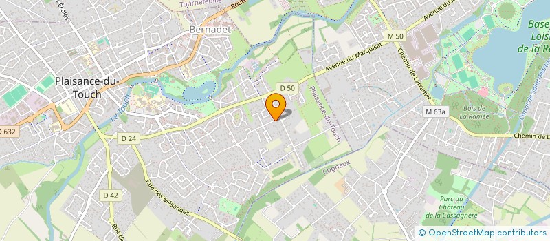 localisation de l'entreprise 894 270 586   PLAISANCE-DU-TOUCH