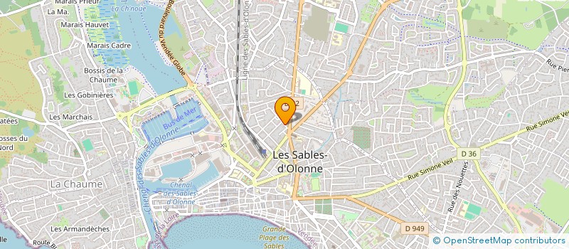 localisation de l'entreprise 894 285 626   LES SABLES-D'OLONNE