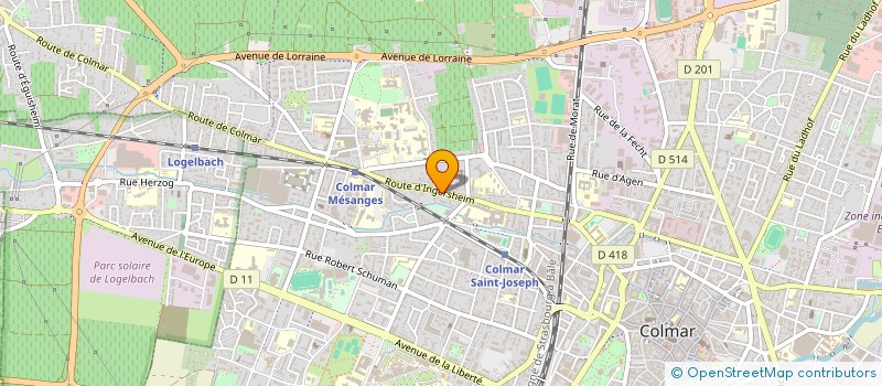 localisation de l'entreprise 894 331 222   COLMAR