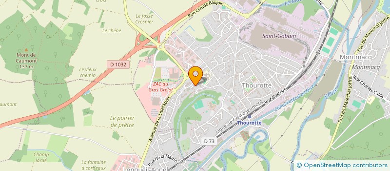 localisation de l'entreprise 894 369 594   THOUROTTE