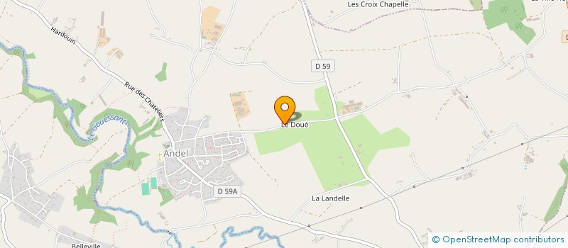 localisation de l'entreprise 894 377 696   ANDEL